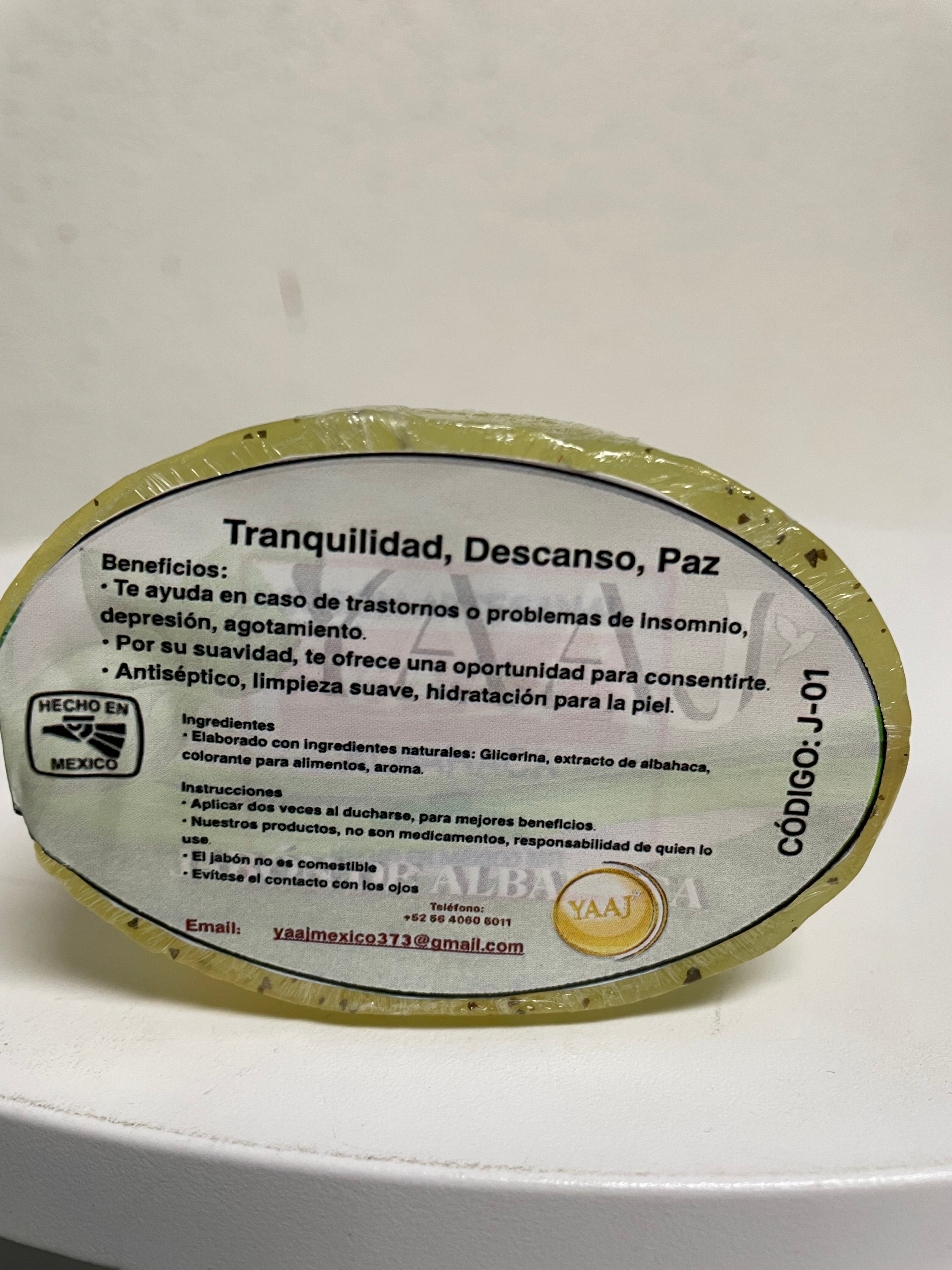 (2 Pack)YAAJ Basil Artisan Soap Bar 4oz