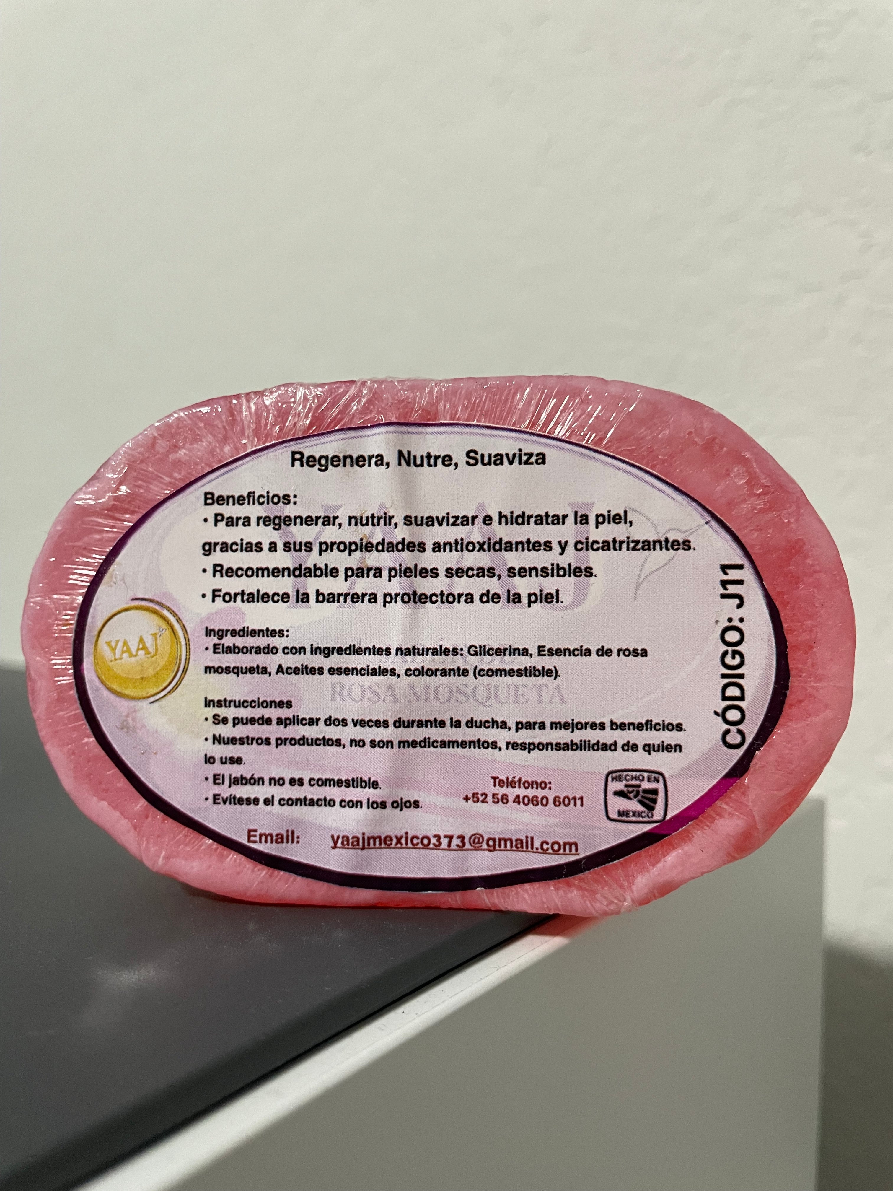 YAAJ Rose Scented Artisan Soap Bar 4oz