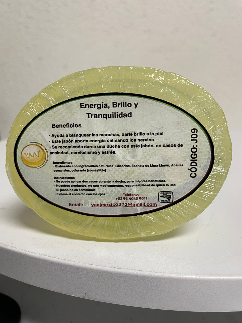 (2 Pack)YAAJ Natural Lime Scented Artisan Soap 4oz