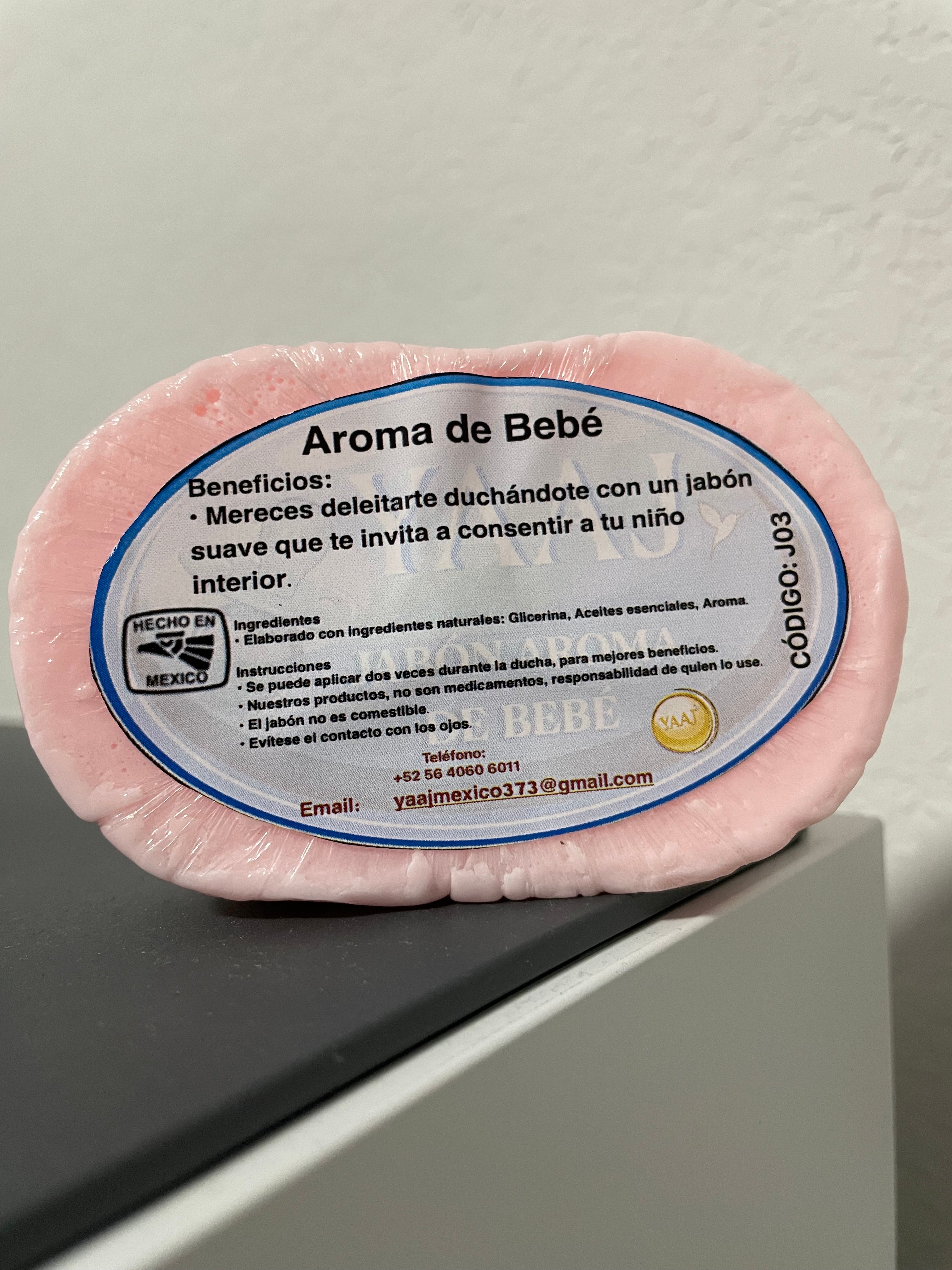 (2 Pack)YAAJ Baby Scent Artisan Soap Bar 4oz