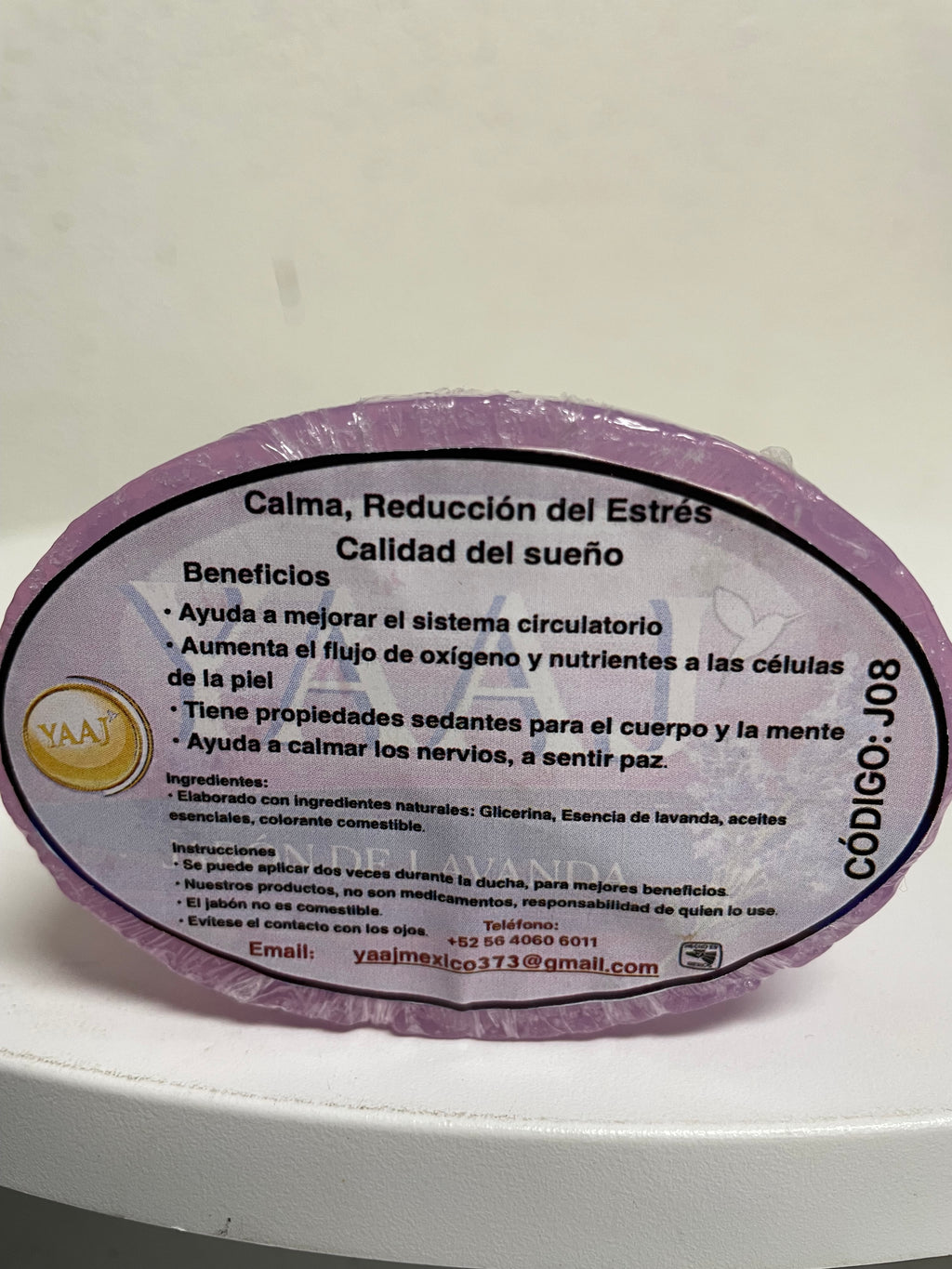 (2 Pack)YAAJ Lavender Scented Artisan Soap Bar 4oz