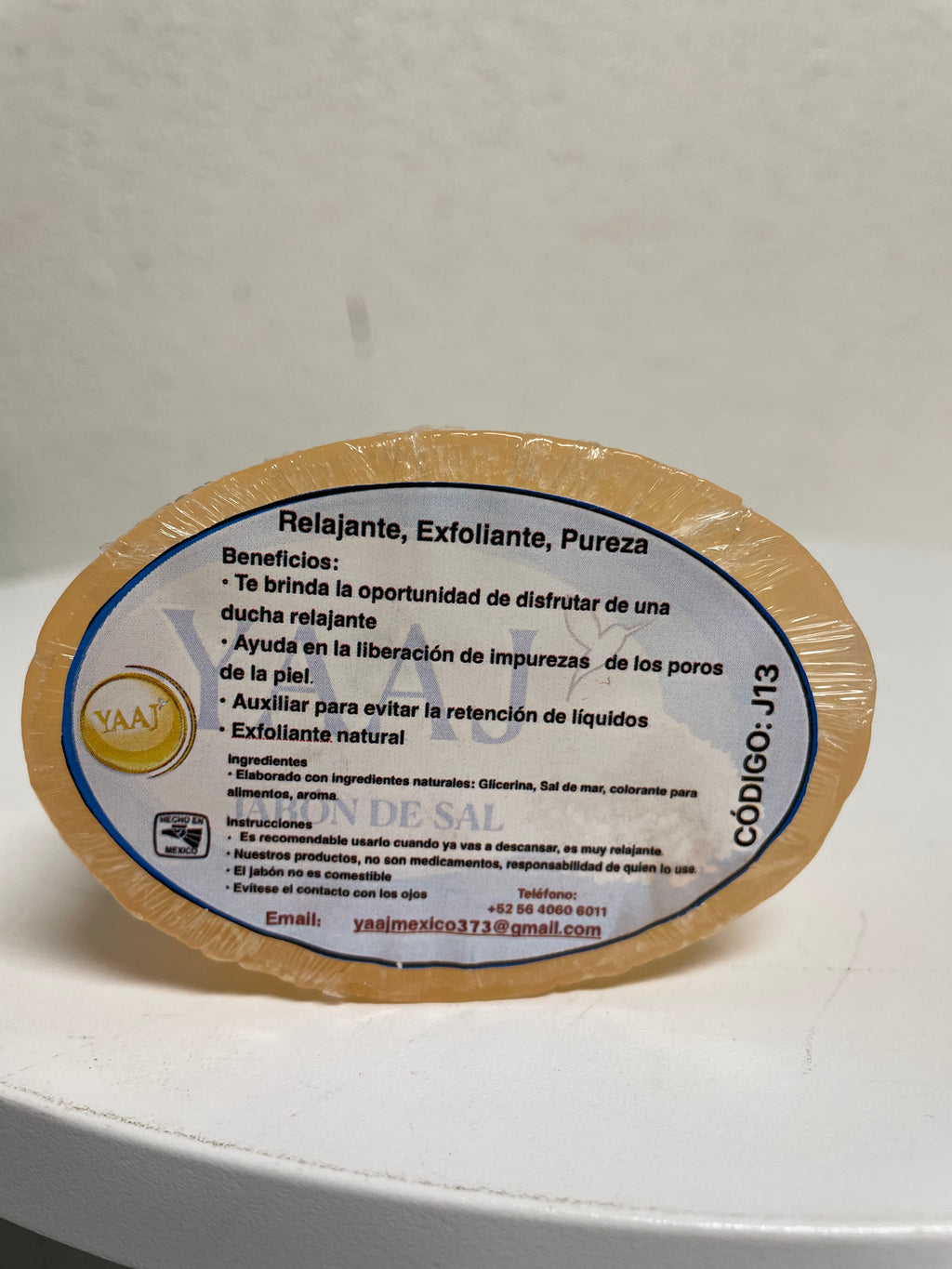 (2 Pack)YAAJ Sea Salt Exfoliating Artisan Soap Bar 4oz